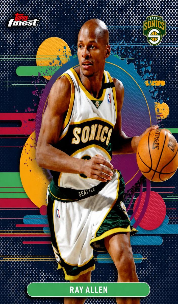 2025 Topps Finest Basketball Ray Allen #200