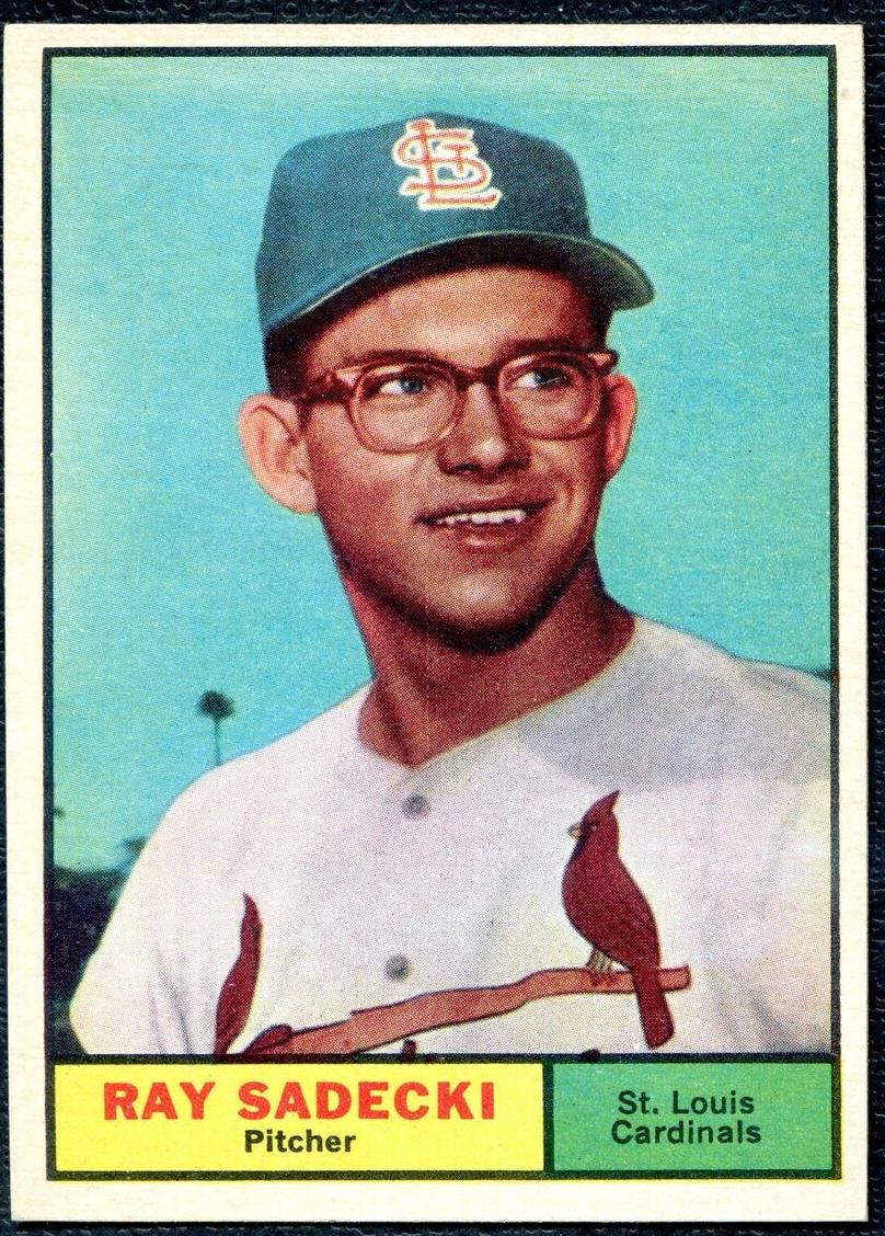 1961 Topps Baseball Ray Sadecki #32