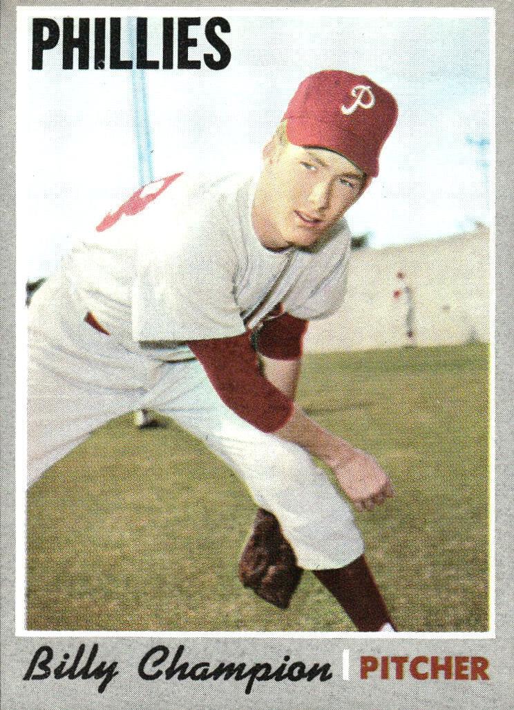 1970 Topps Baseball Billy Champion #149