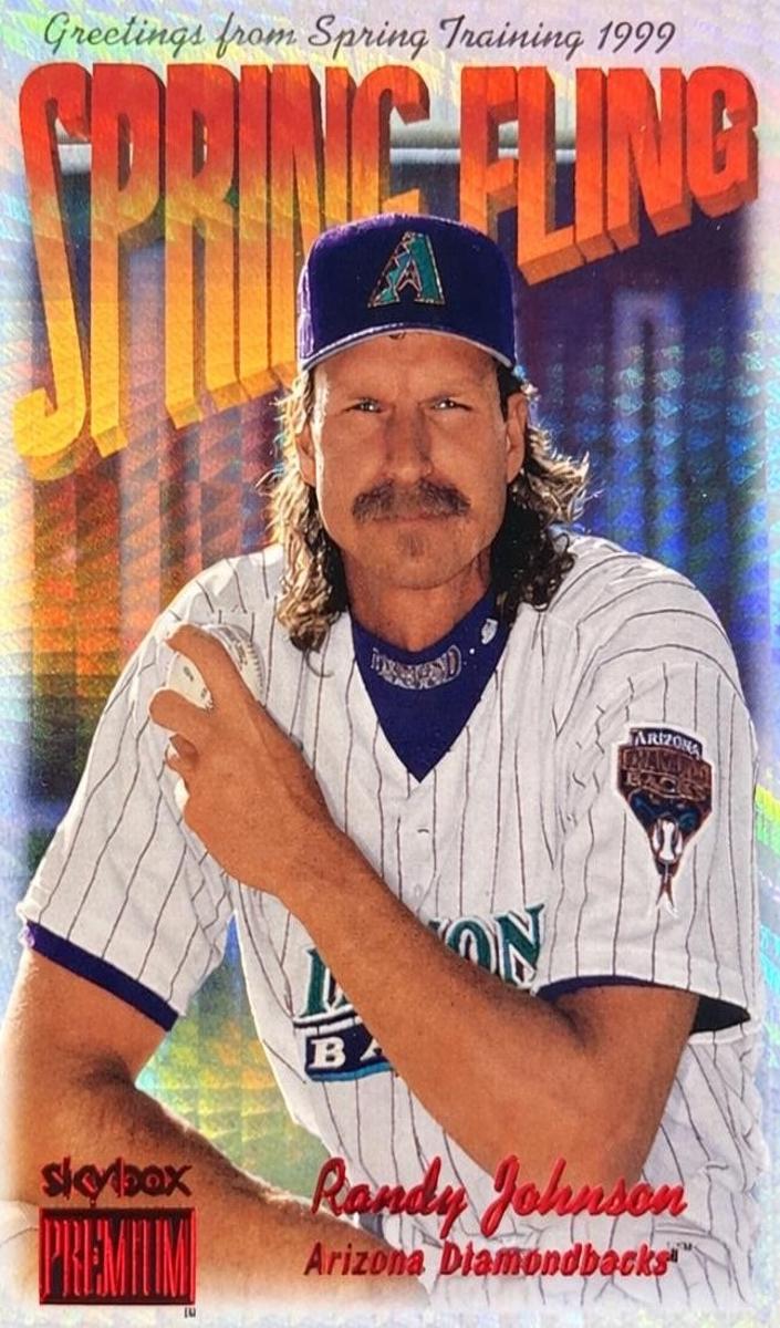 1999 Skybox Premium Baseball Star Rubies Randy Johnson #295 PSA 8