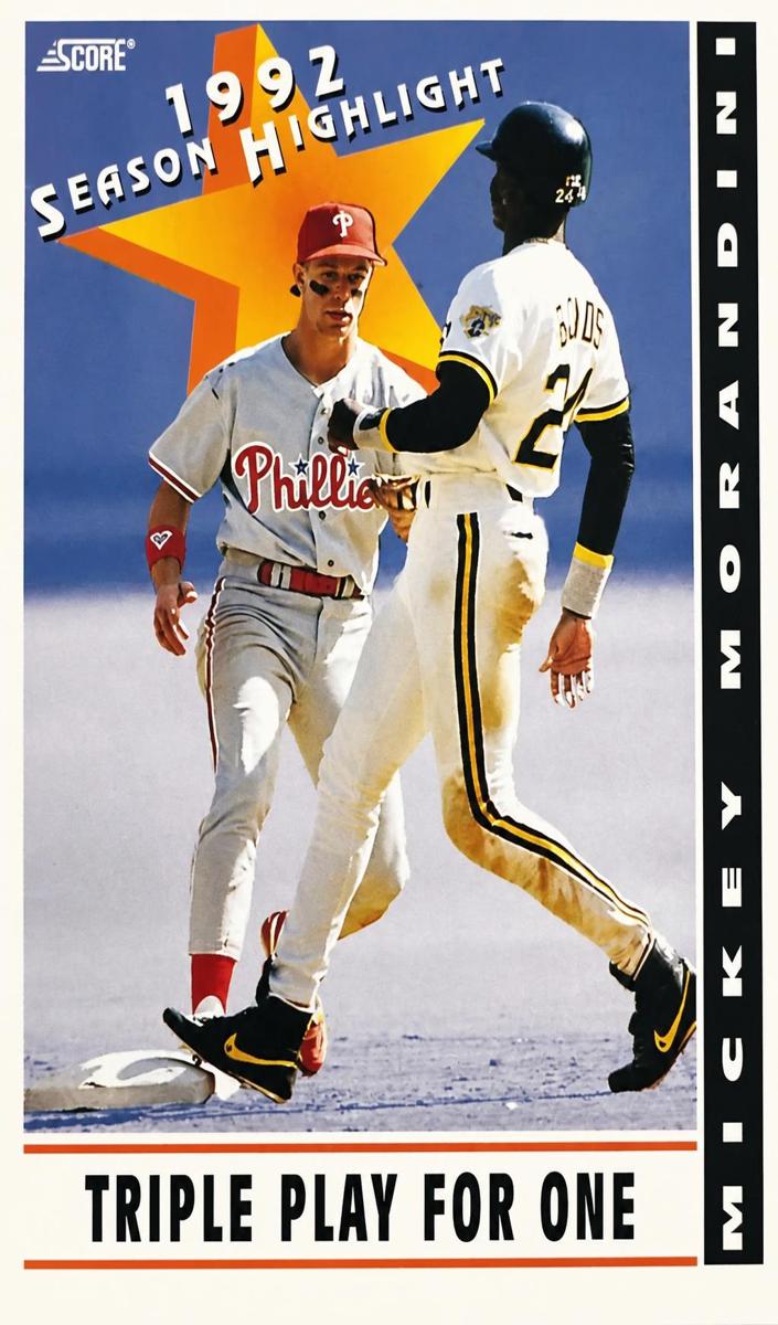 1993 Score Baseball Mickey Morandini #512 PSA 9