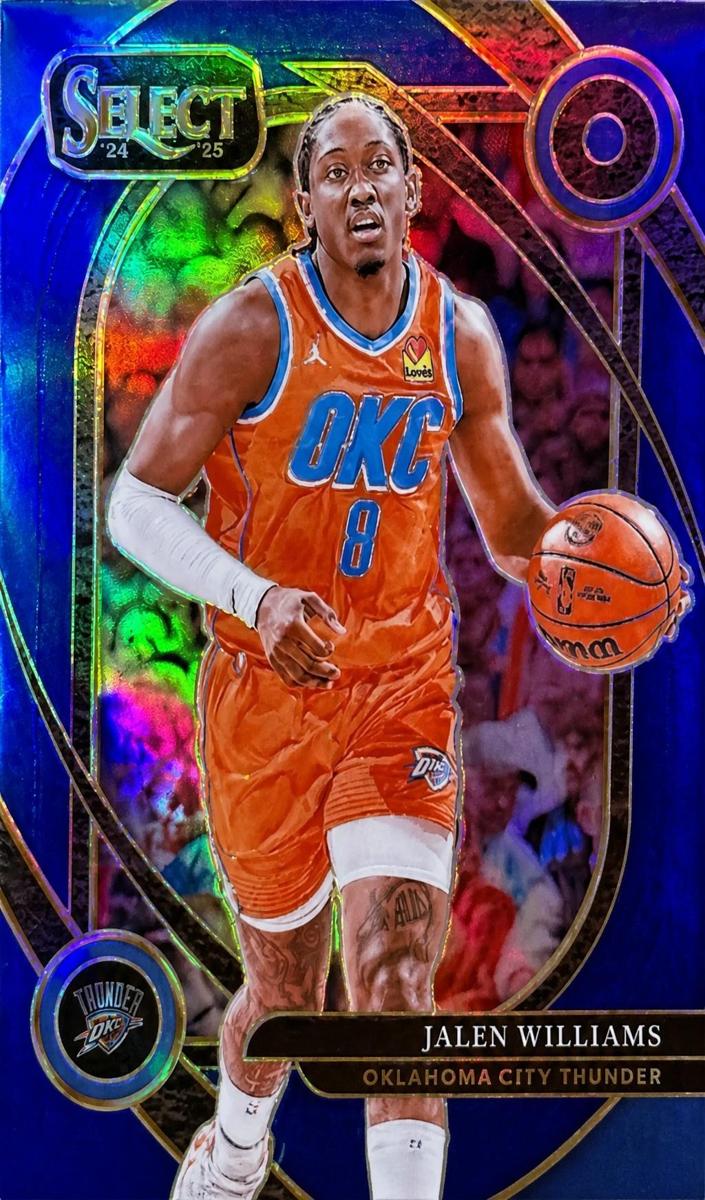 2024 Panini Select Basketball Blue Jalen Williams #201