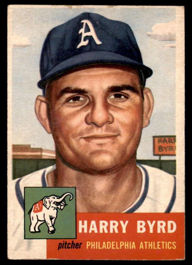 1953 Topps Baseball Harry Byrd #131