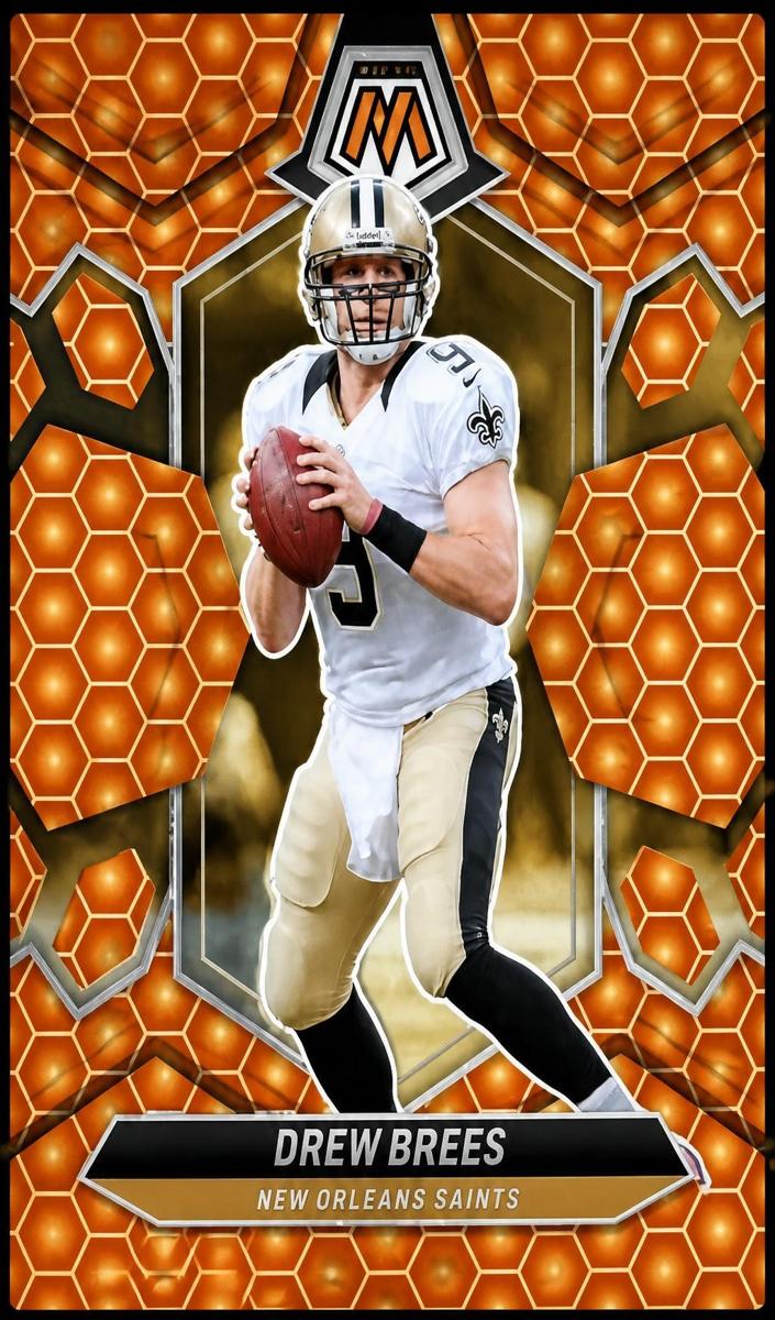 2024 Panini Mosaic Football Honeycomb Drew Brees #230 SGC 9.5