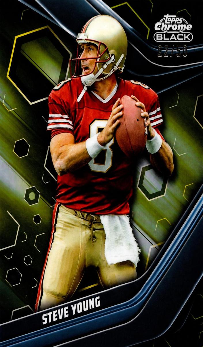 2023 Topps Composite Football Gold Refractor Steve Young #144