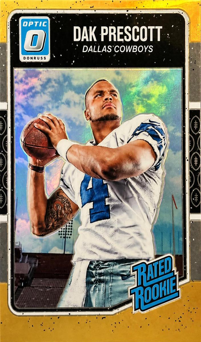 2016 Donruss Optic Football Orange Dak Prescott #162 PSA 10
