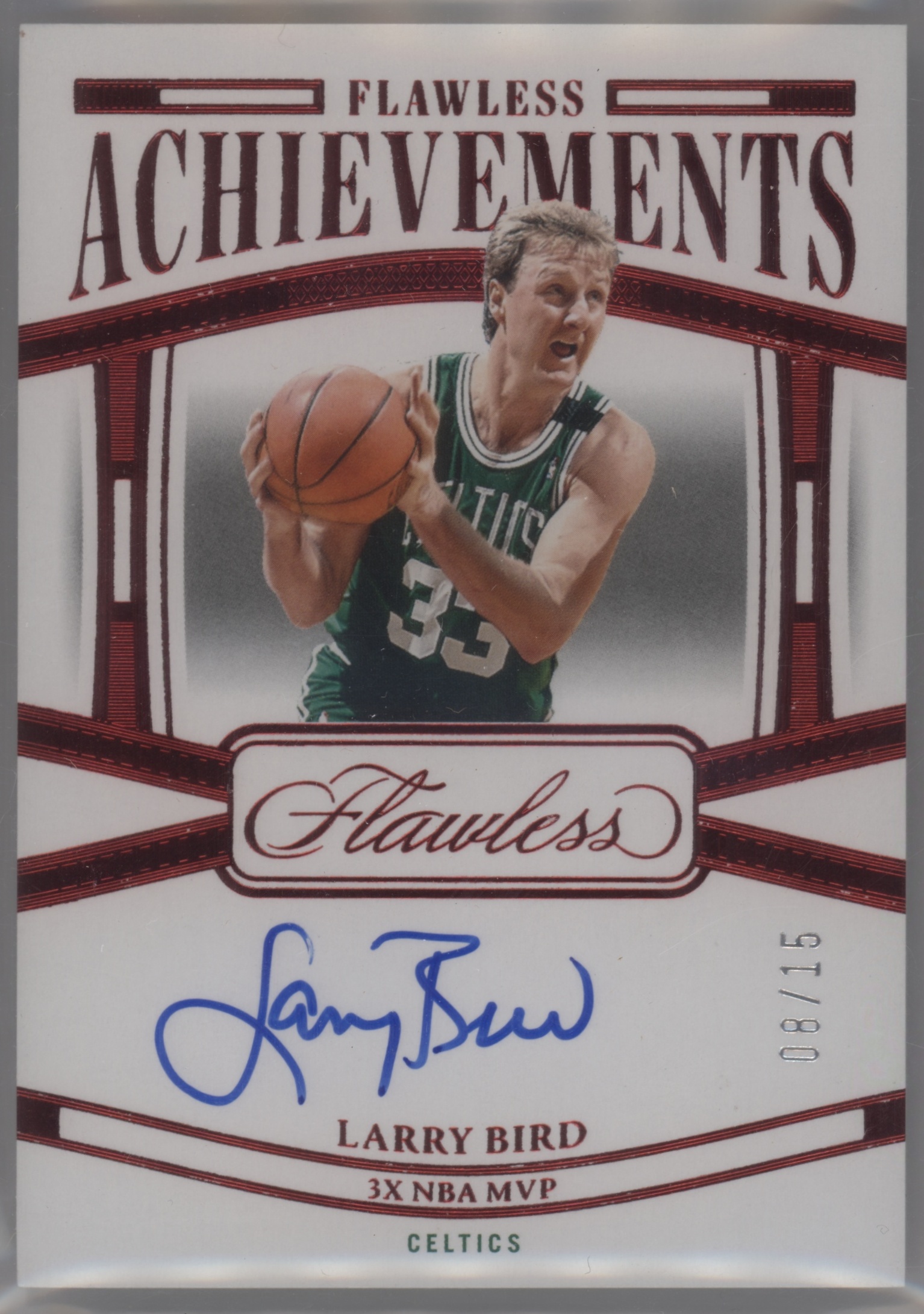 2023 Panini Flawless Basketball Ruby Larry Bird #FA-LBD