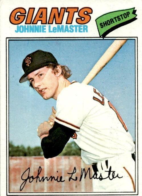 1977 Topps Baseball Johnnie LeMaster #151