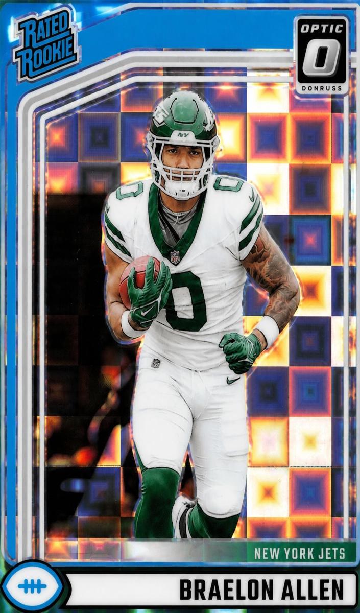 2024 Panini Donruss Football Green Pandora Braelon Allen #306