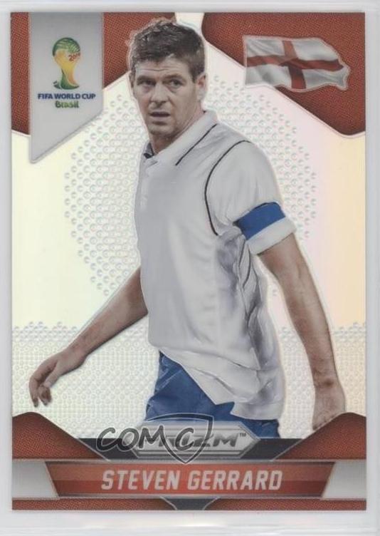 2014 Panini Prizm World Cup Soccer Silver Steven Gerrard #139 PSA 9