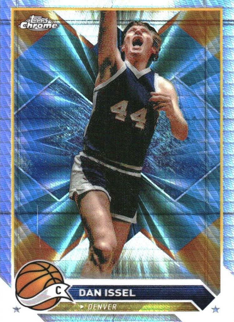 2023 Topps Chrome Basketball Prism Refractor Dan Issel #182