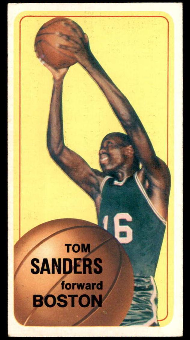 1970 Topps Basketball Tom Sanders #163