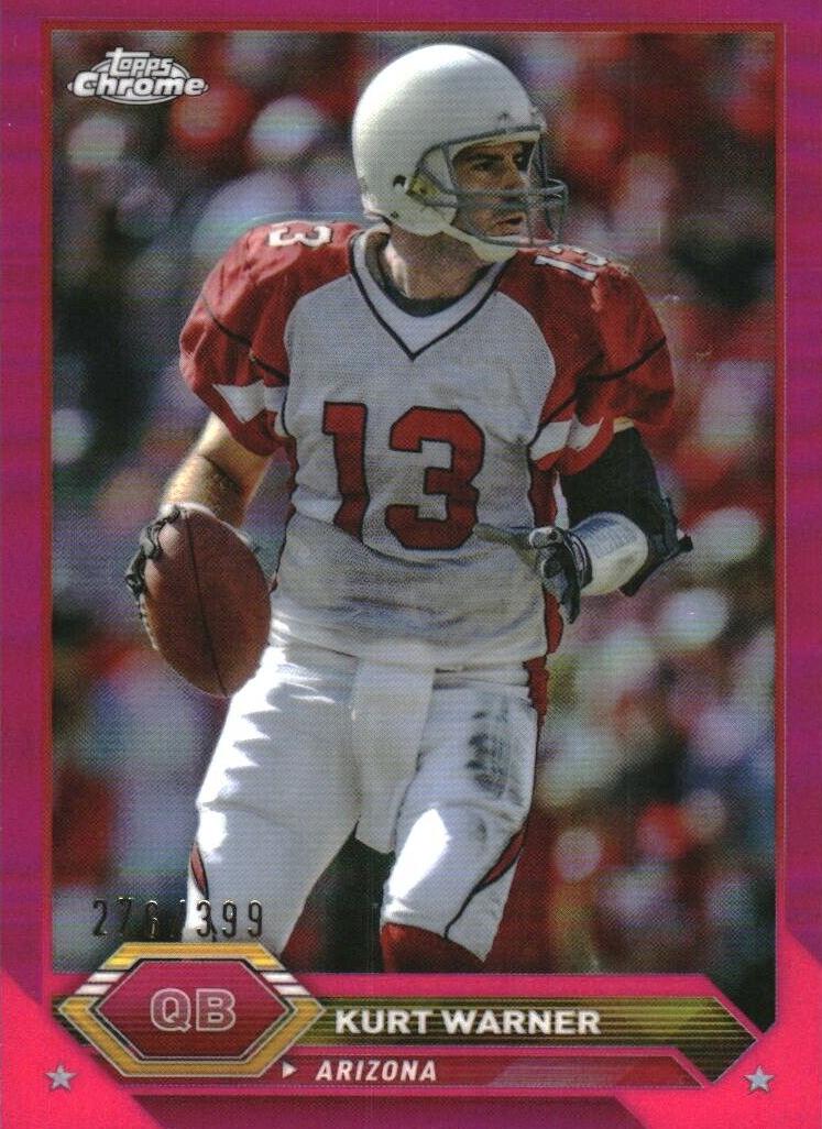 2023 Topps Composite Football Magenta Refractor Kurt Warner #18