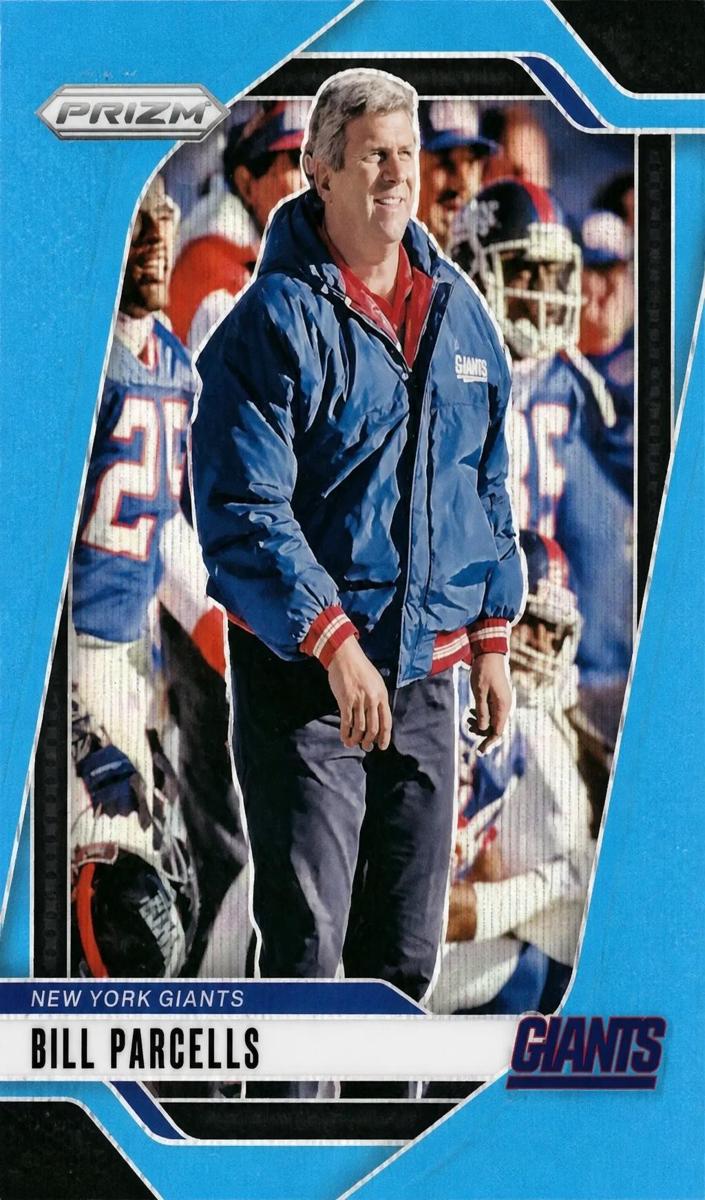 2024 Panini Prizm Football Blue Wave Bill Parcells #221