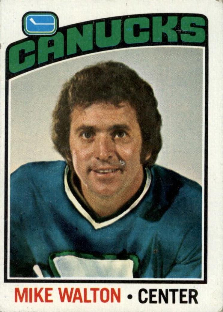1976 Topps Hockey Mike Walton #23