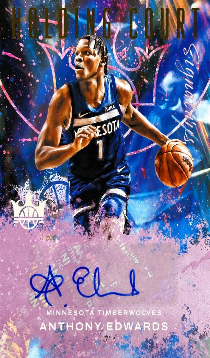 2021 Panini Court Kings Basketball Anthony Edwards #HC-AEW