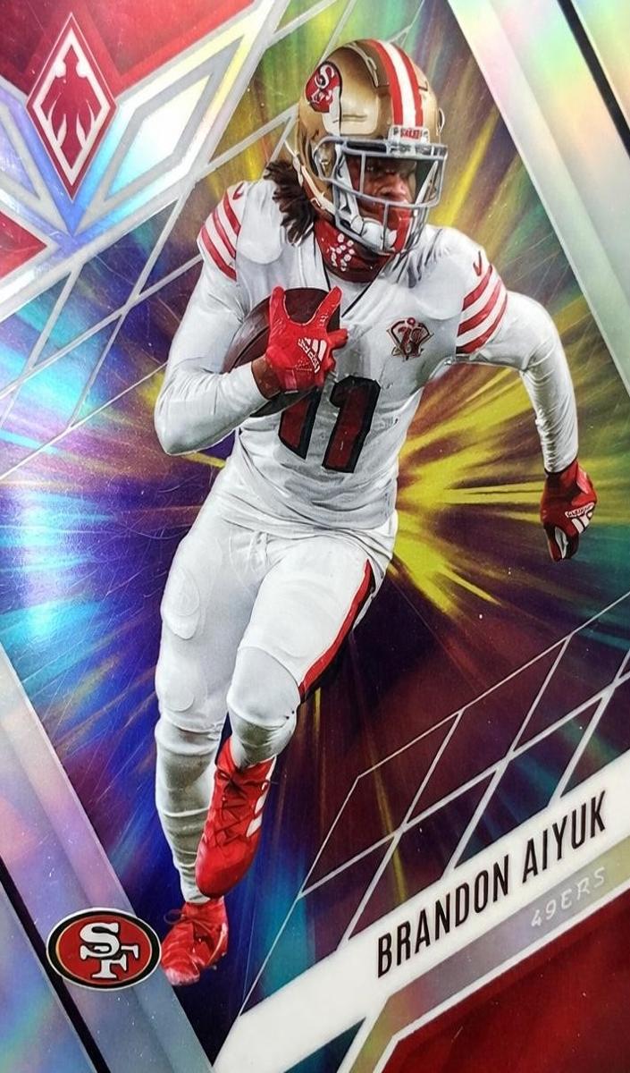 2022 Panini Phoenix Football Color Burst Brandon Aiyuk #54