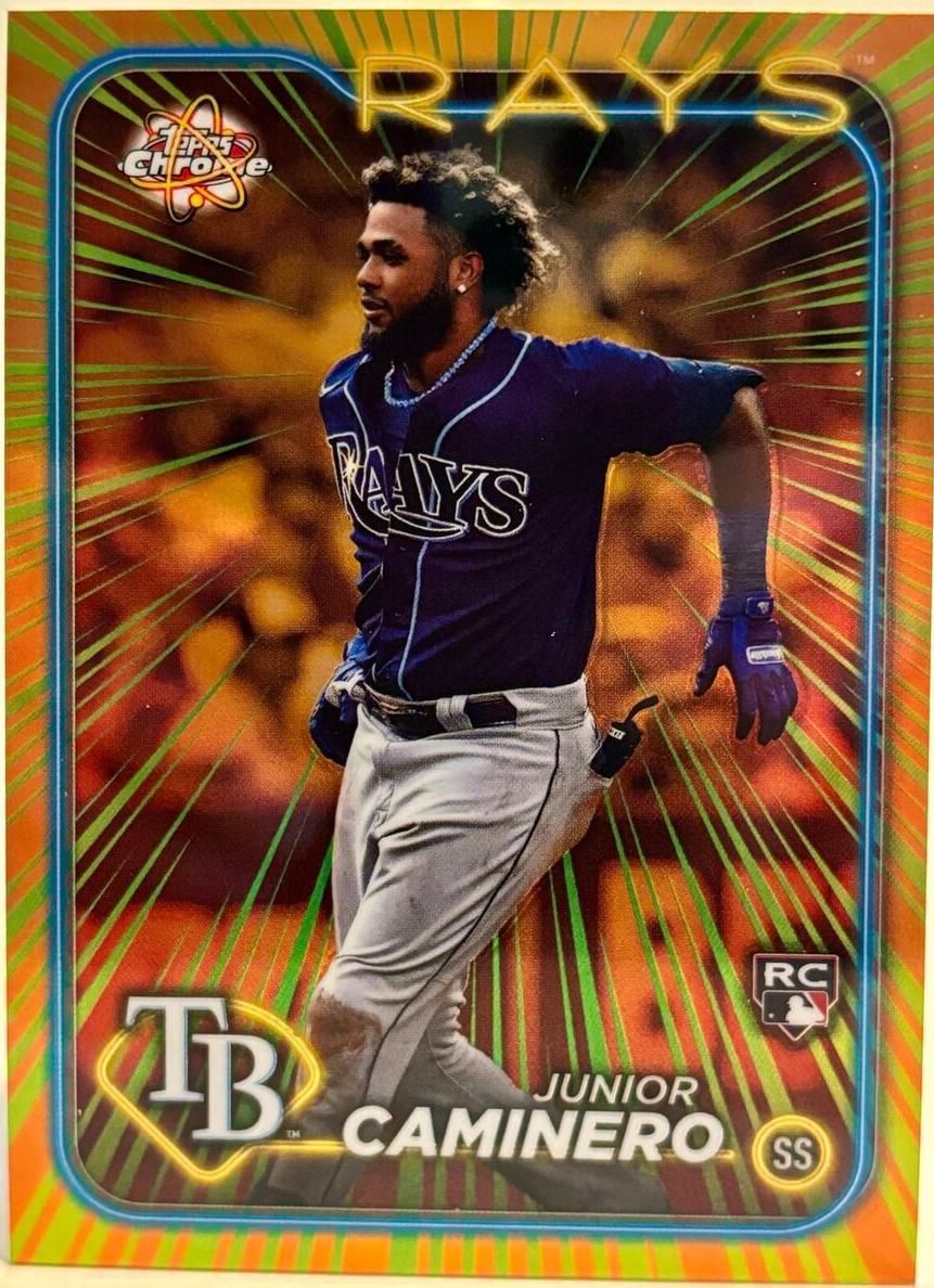 2024 Topps Chrome Baseball Junior Caminero #RR-12 PSA 9