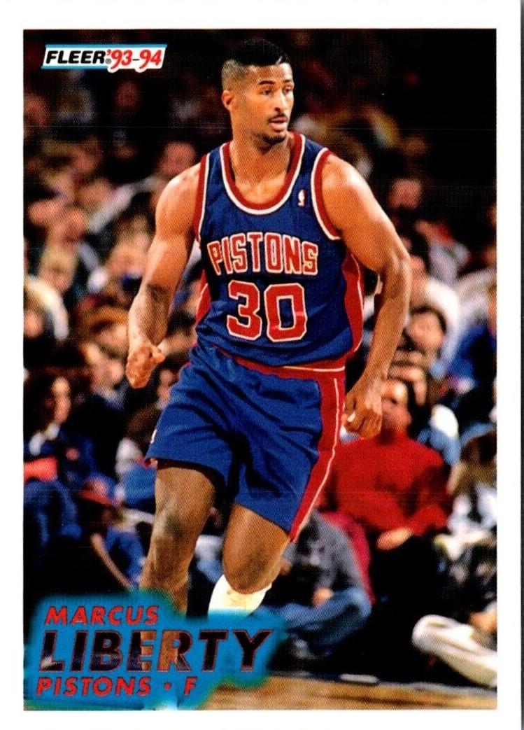 1993 Fleer Basketball Marcus Liberty #284