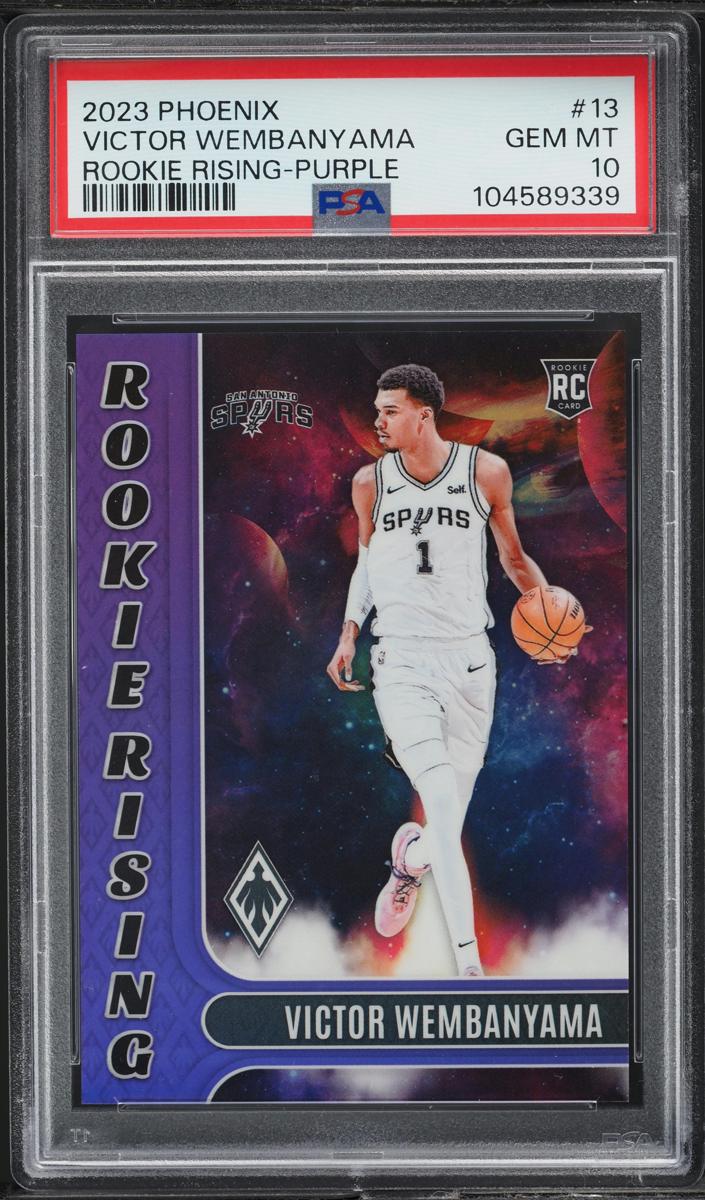 2023 Panini Phoenix Basketball Purple Victor Wembanyama #13 PSA 10