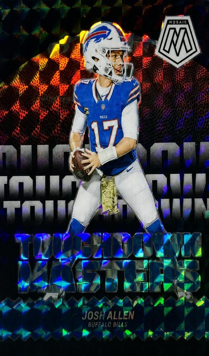 2024 Panini Mosaic Football Reactive Blue Josh Allen #TM-JAL PSA 9