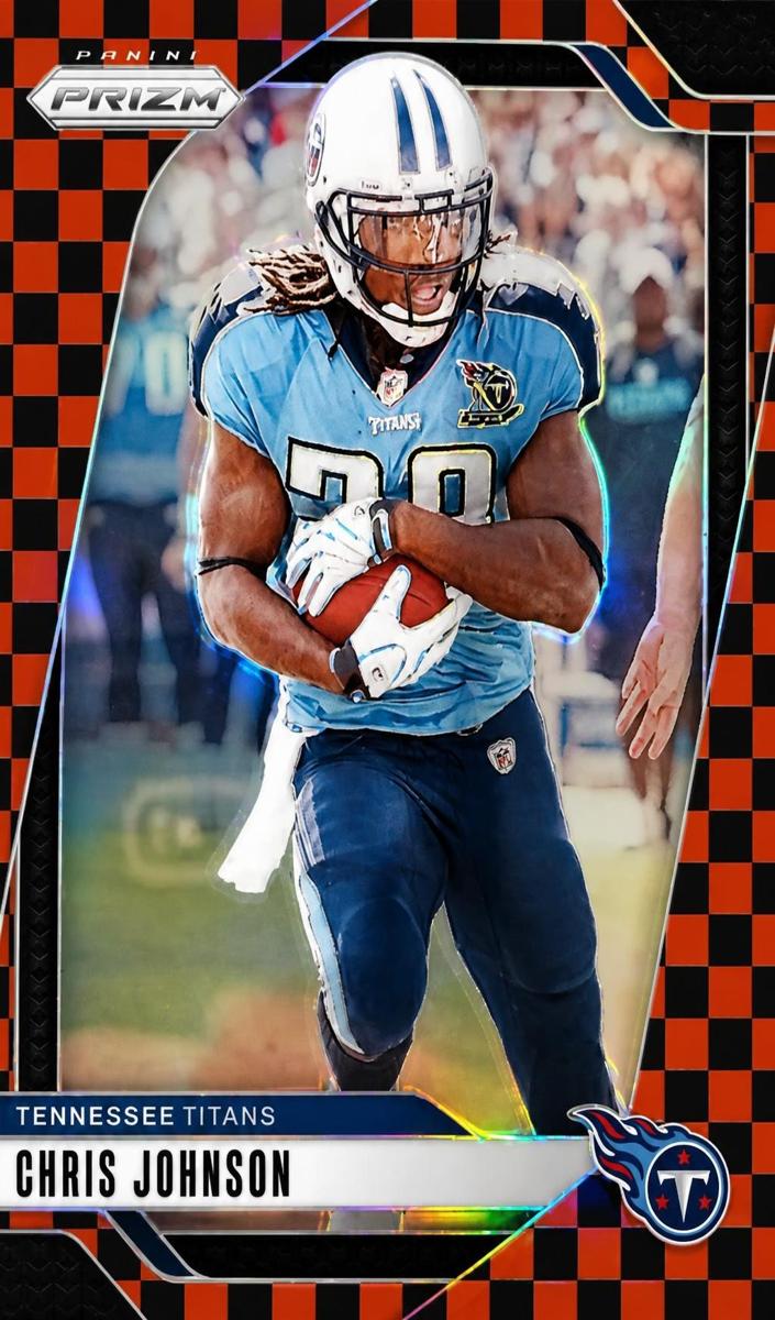 2024 Panini Prizm Football Black and Red Checker Chris Johnson #284