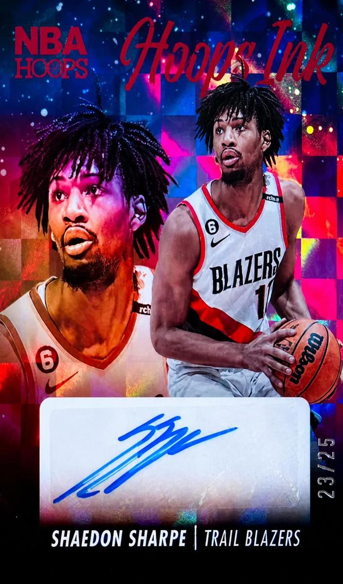 2023 Panini Hoops Basketball Red Shaedon Sharpe #HI-SHP