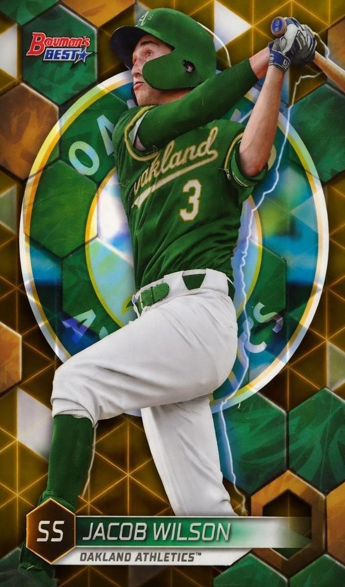 2023 Bowman's Best Baseball Gold Jacob Wilson #TP-9