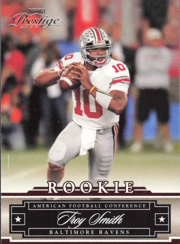 2007 Playoff Prestige Football Troy Smith #153
