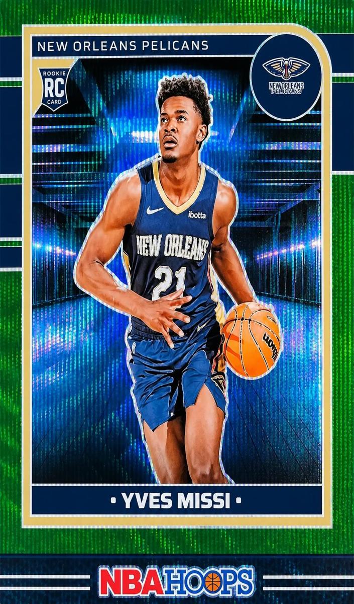 2024 Panini Hoops Basketball Premium Green Wave Yves Missi #251
