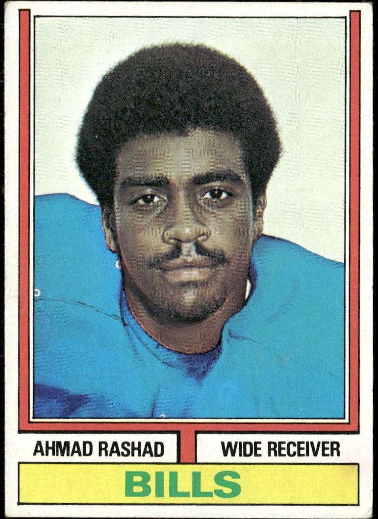 1974 Topps Football Ahmad Rashad #105