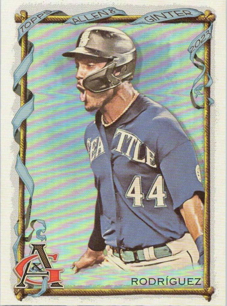 2023 Topps Allen & Ginter Baseball Julio Rodríguez #355