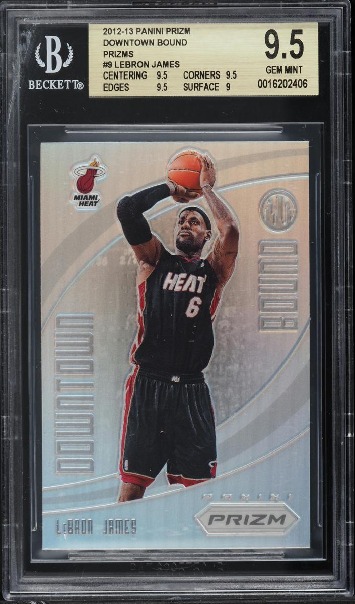 2012 Panini Prizm Basketball Silver Prizm LeBron James #9 BGS 9.5