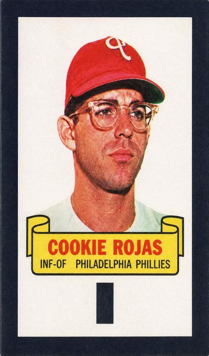1966 Topps Rub-Offs Baseball Cookie Rojas #NNO