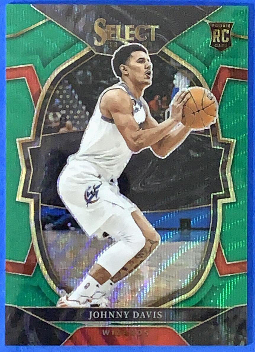 2022 Panini Select Basketball Green Wave Johnny Davis #100