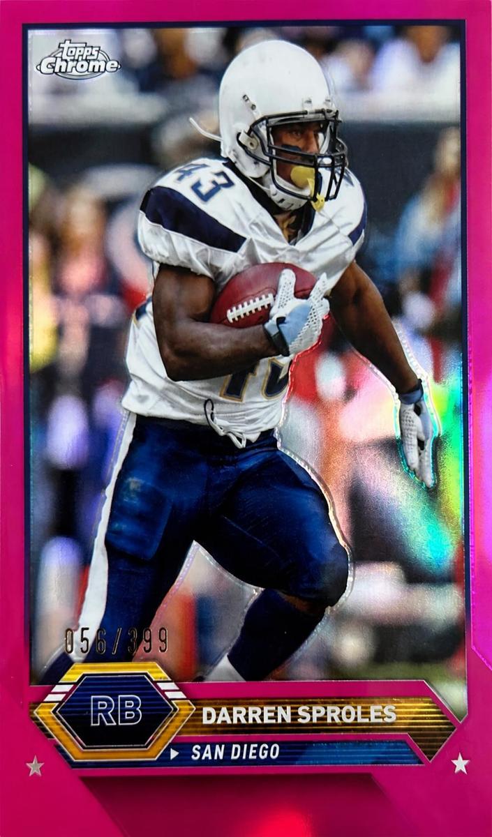 2023 Topps Composite Football Magenta Refractor Darren Sproles #31