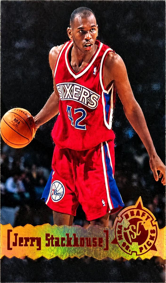 1995 Topps Stadium Club Basketball Retail Orange Jerry Stackhouse #329