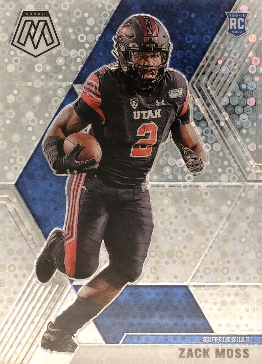 2020 Panini Mosaic Football Zack Moss #231