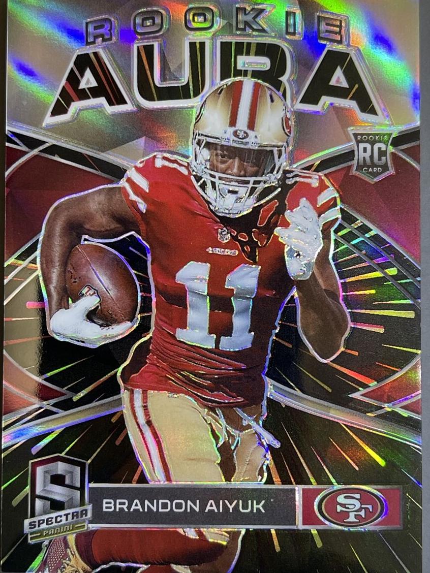 2020 Panini Spectra Football Brandon Aiyuk #RA-25