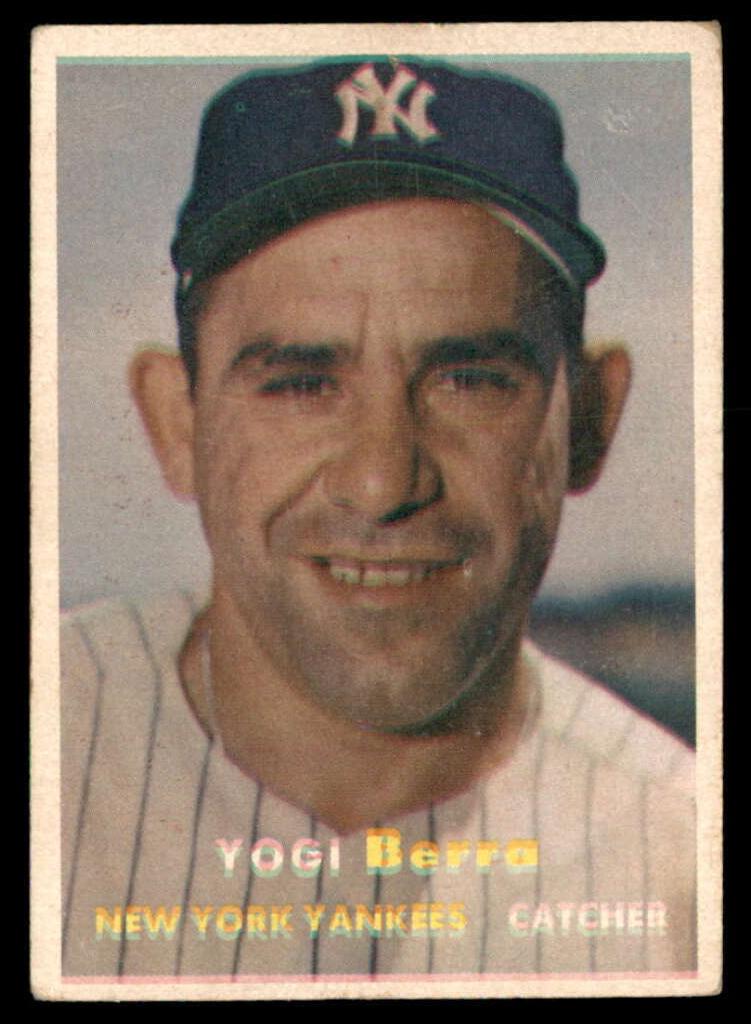1957 Topps Baseball Yogi Berra #2 PSA 6.5