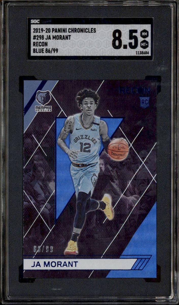2019 Panini Chronicles Basketball Blue Ja Morant #298 PSA 10