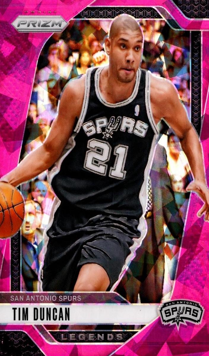 2024 Panini Prizm Basketball Pink Ice Tim Duncan #297 PSA 10