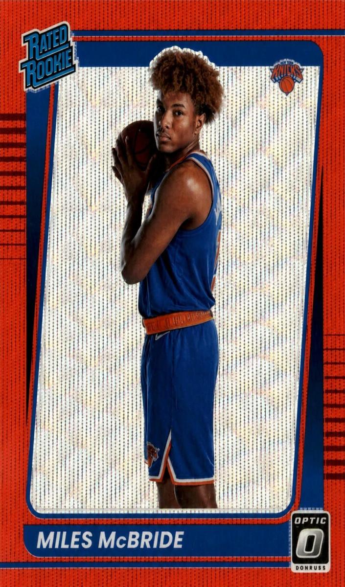 2021 Donruss Optic Basketball Red Wave Miles McBride #174 PSA 10