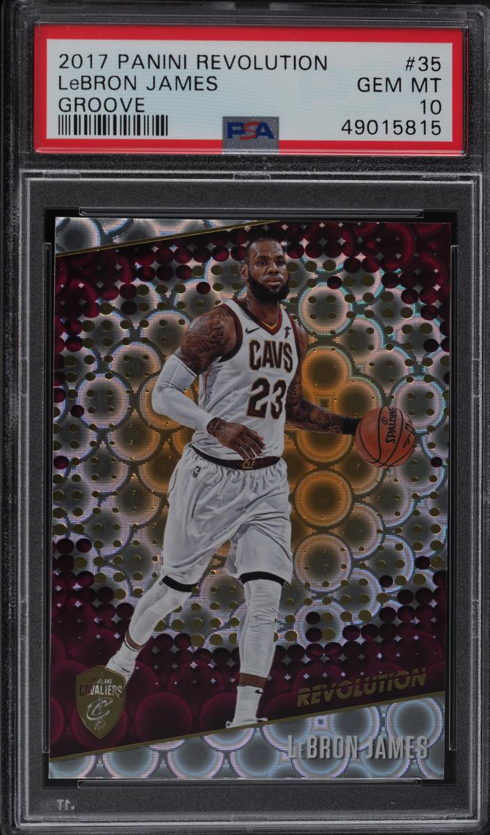 2017 Panini Revolution Basketball Groove LeBron James #35 PSA 9