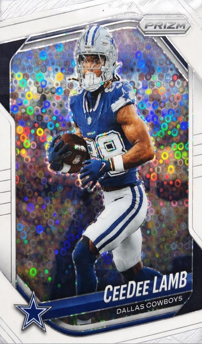 2025 Panini Prizm Football White Disco CeeDee Lamb #154