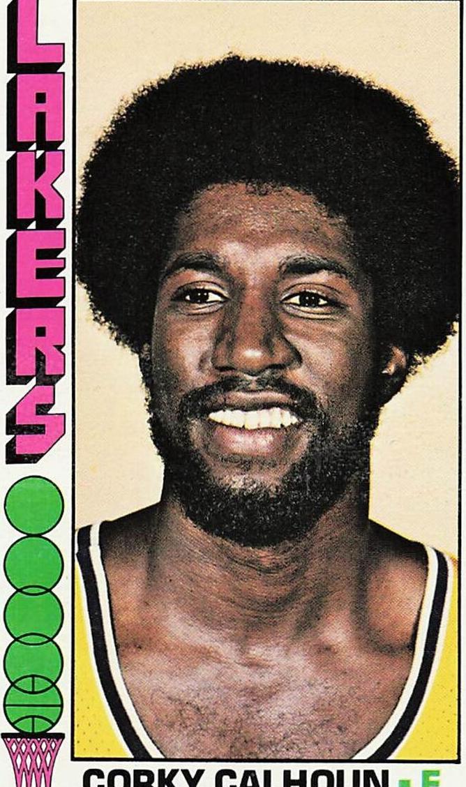 1976 Topps Basketball Corky Calhoun #12