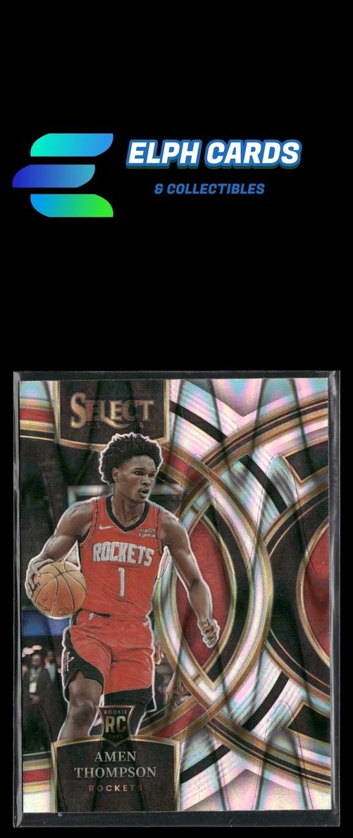 2023 Panini Select Basketball Tectonic Amen Thompson #122 PSA 9