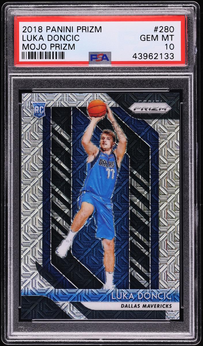 2018 Panini Prizm Basketball Mojo Luka Doncic #280 PSA 9