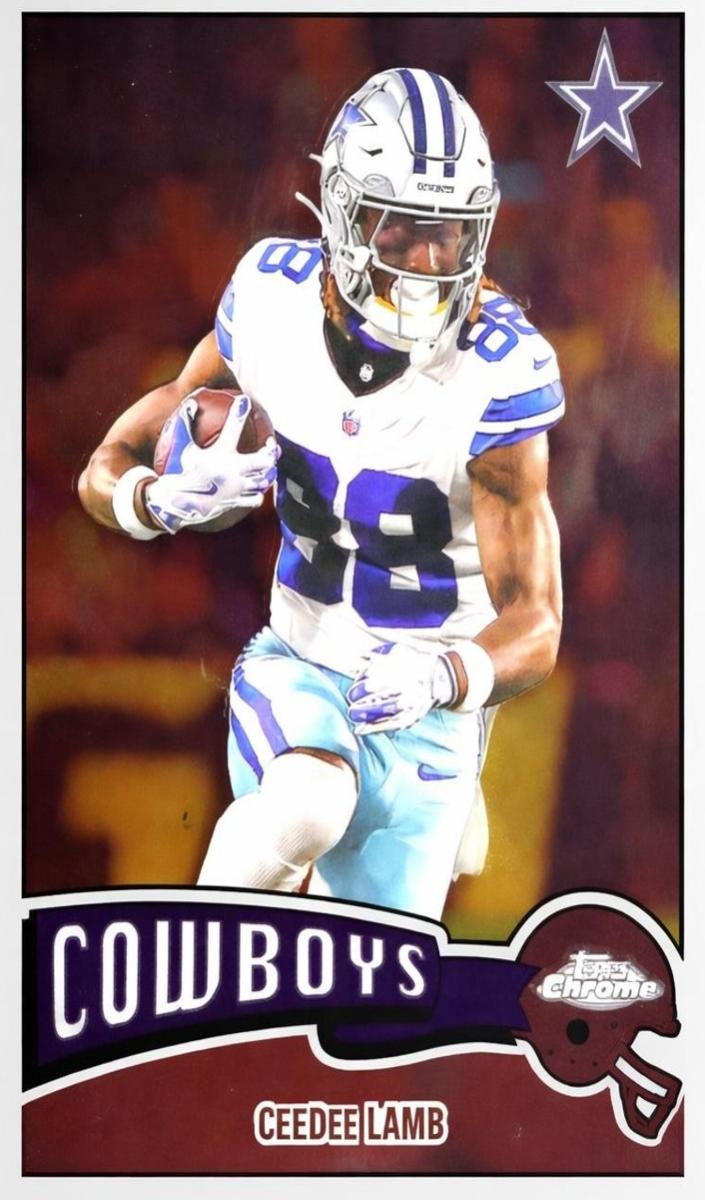 2025 Topps Chrome Football CeeDee Lamb #1975-9