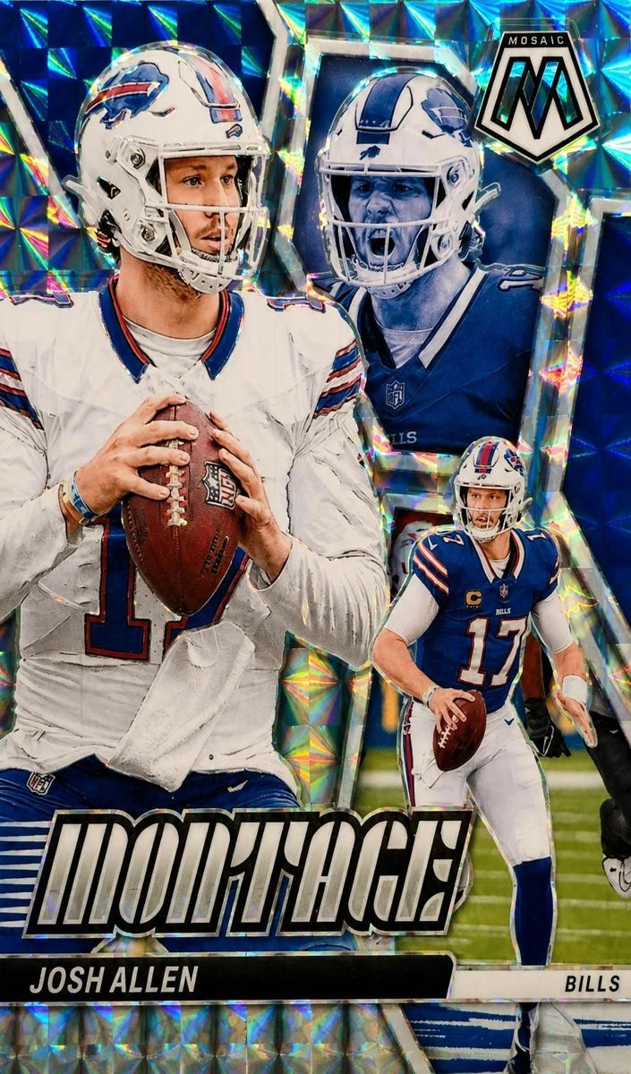2024 Panini Mosaic Football Silver Josh Allen #M-9 PSA 9